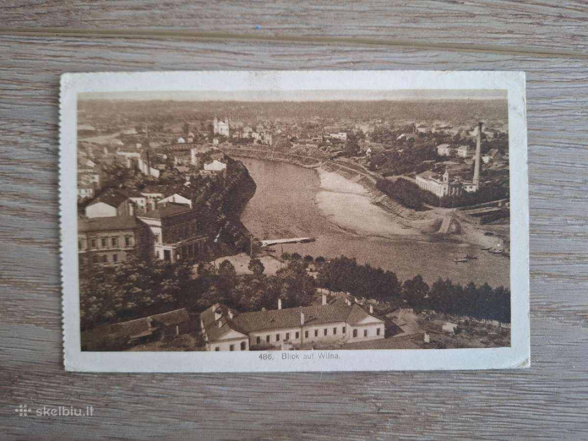 Lietuva 1916 m. Vilniaus panorama, foto