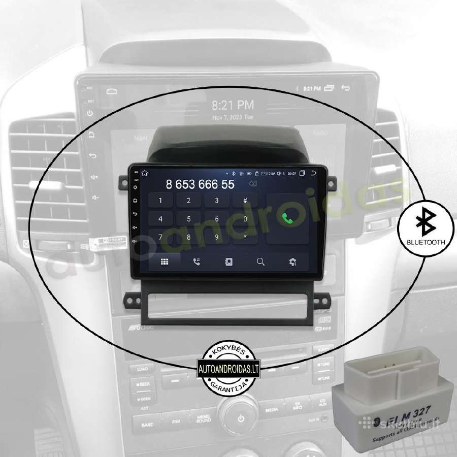 Chevrolet Captiva 2006-12 Android multimedia GPS - nuotraukos Nr. 5
