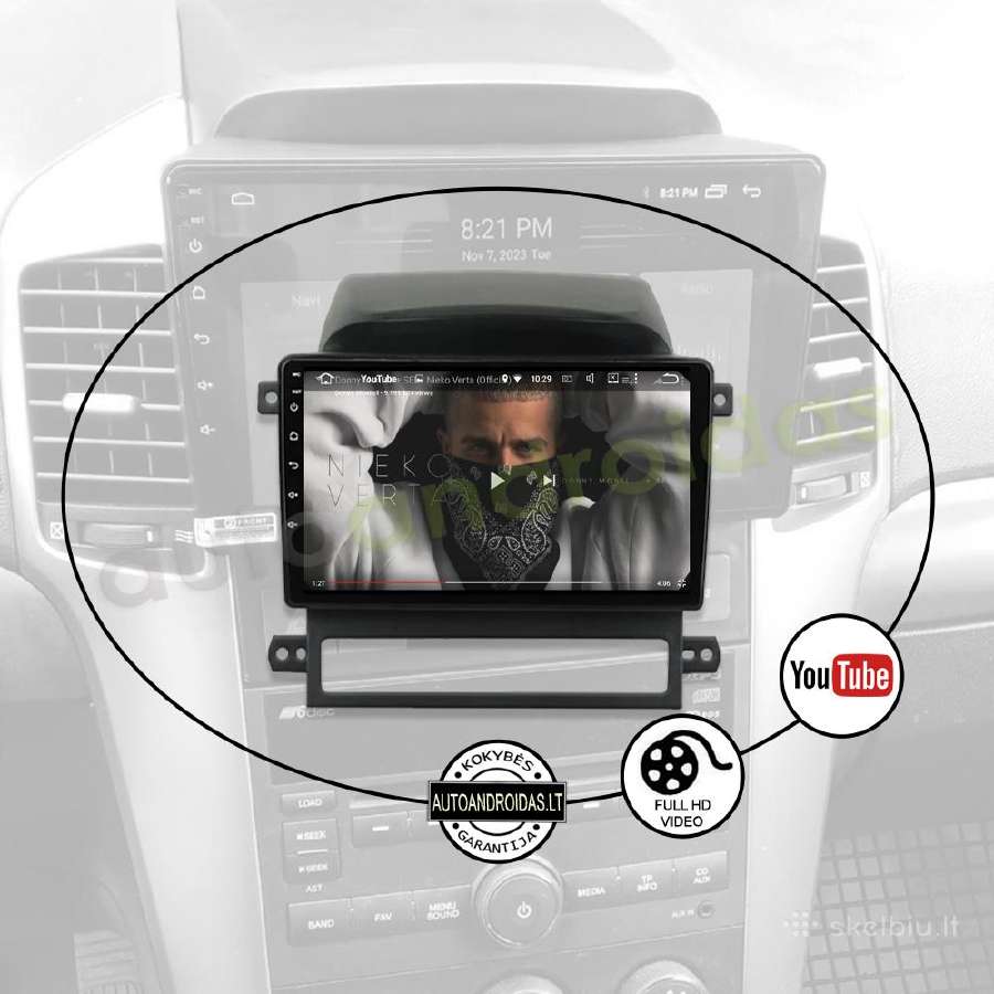 Chevrolet Captiva 2006-12 Android multimedia GPS - nuotraukos Nr. 9