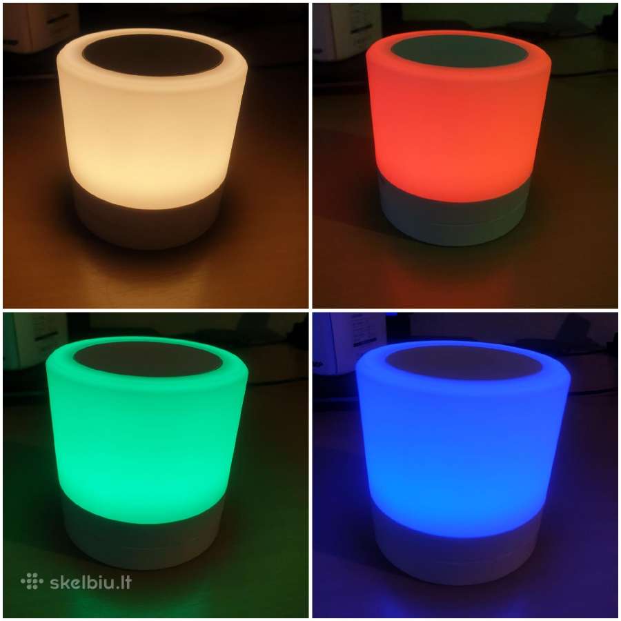 Nauja spalvota mini LED lempa