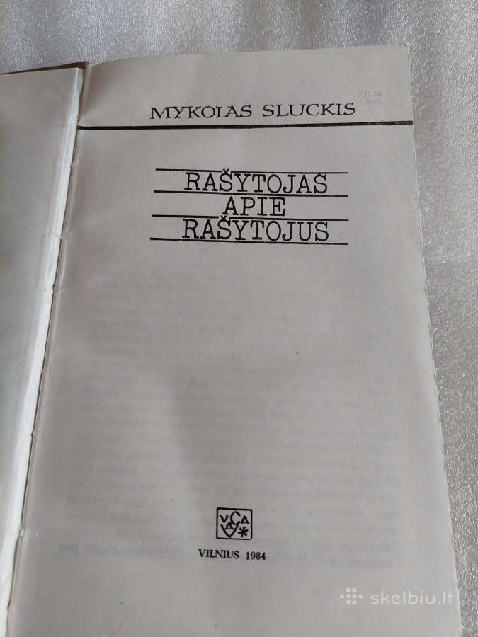 Rašytojas apie rašytojus - nuotraukos Nr. 2