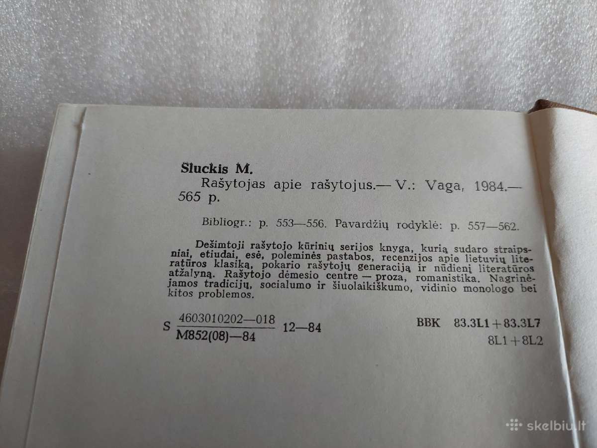 Rašytojas apie rašytojus - nuotraukos Nr. 3