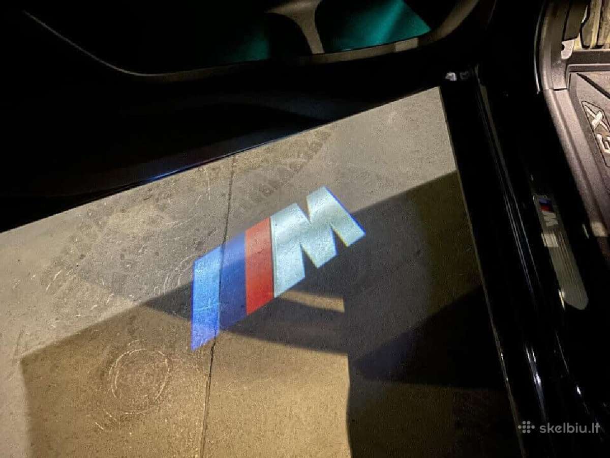 Bmw Audi MB Porsche LED durų logo projektoriai - nuotraukos Nr. 3