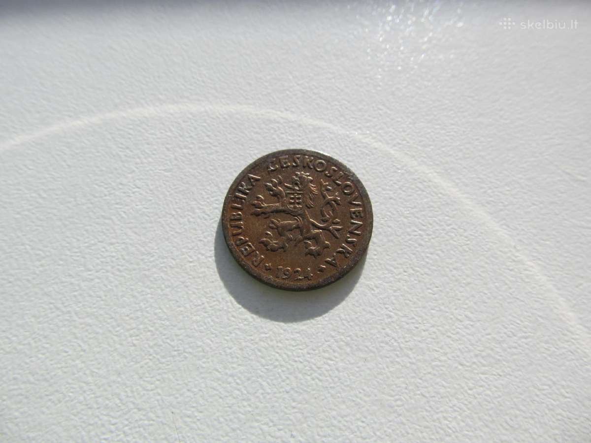 10 haleru , Čekoslovakija ,1924, 1928, 1938 - nuotraukos Nr. 2