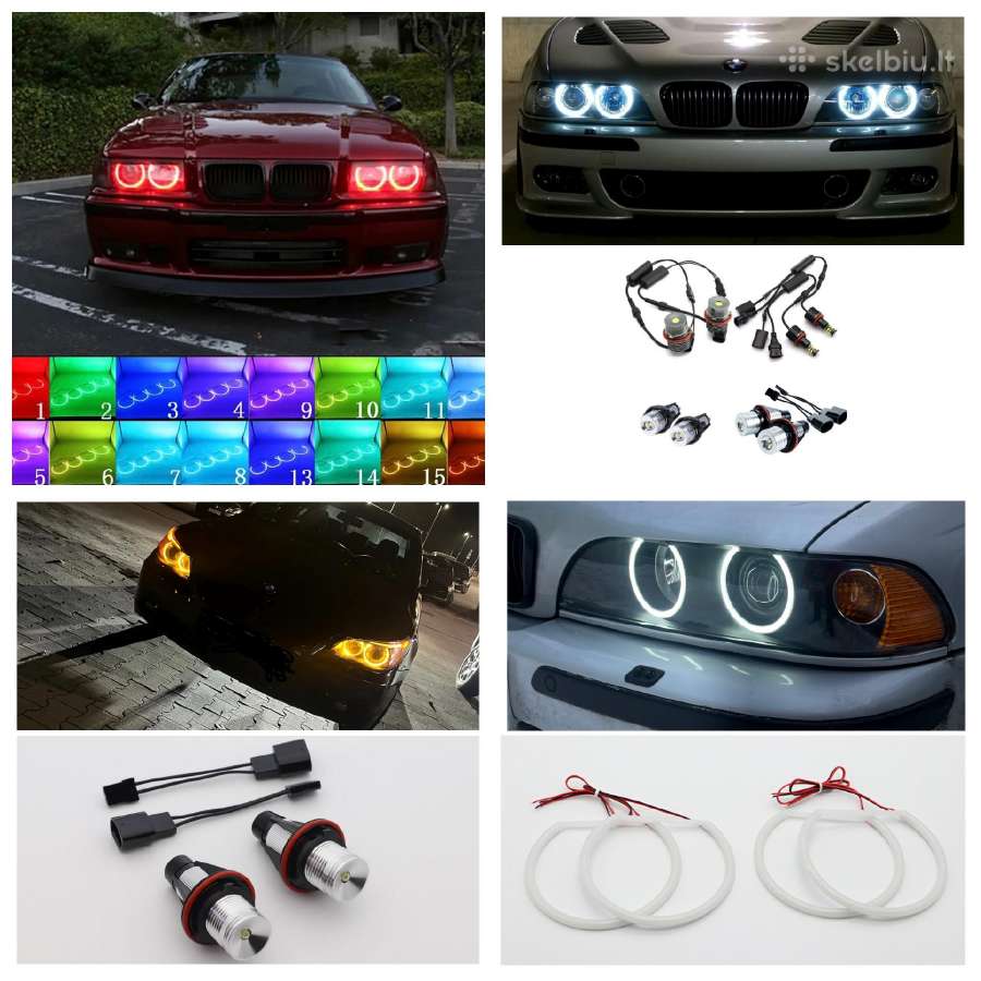 Bmw ženkliukai, LED lemputės, tuning dalys, E60. - nuotraukos Nr. 10