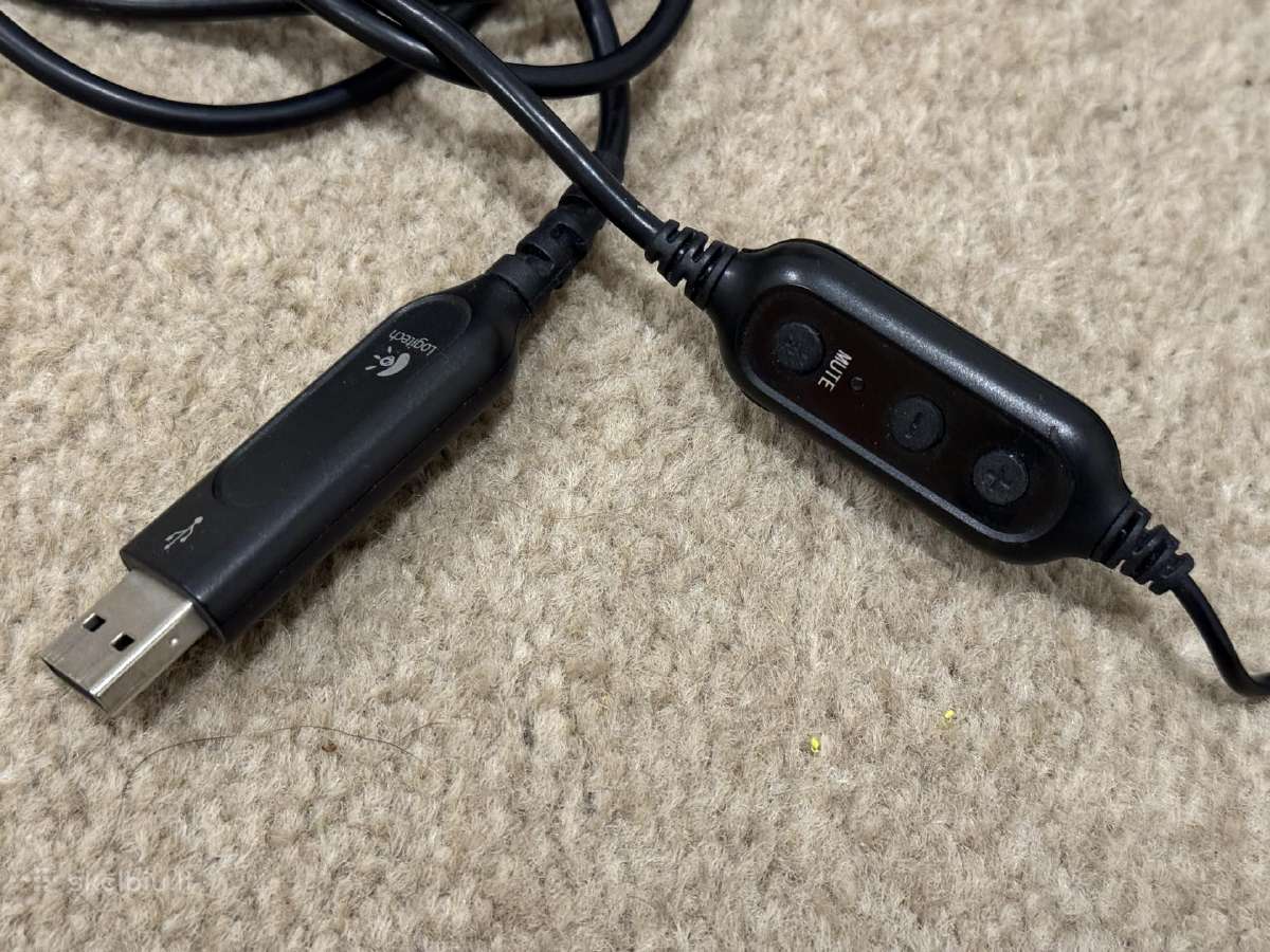 Usb ausinės su mikrofonu Logitech - nuotraukos Nr. 3