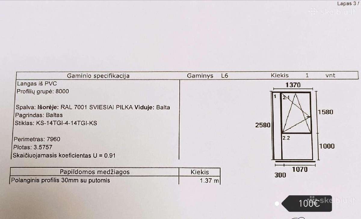 Plastikiniai langai - nuotraukos Nr. 2