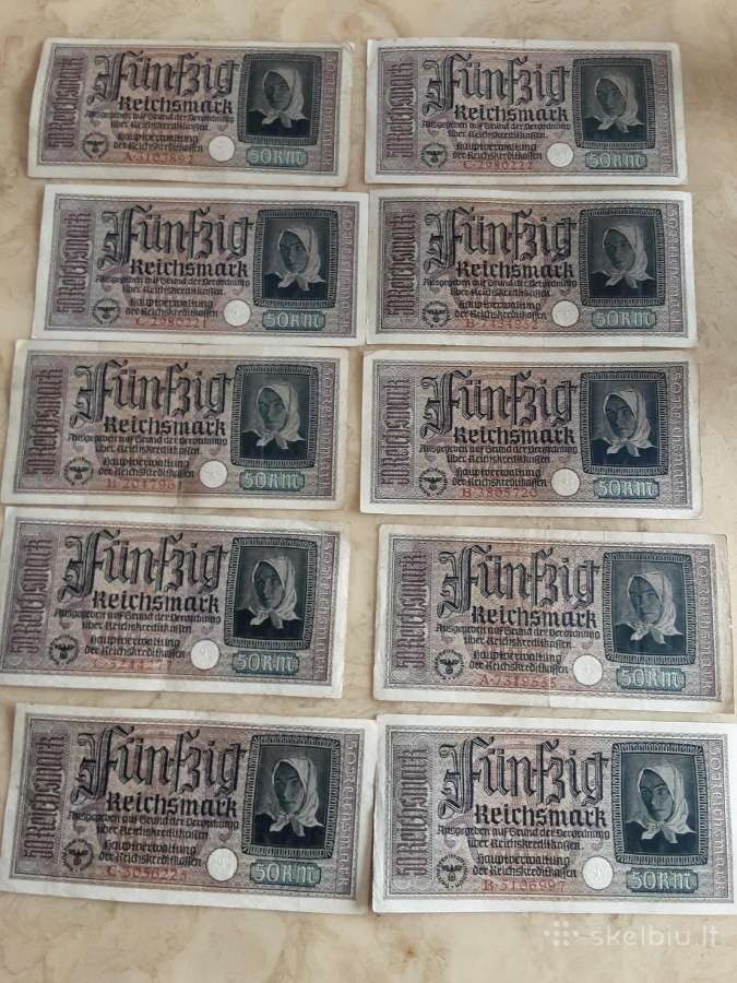 Perku banknotus brangiai!