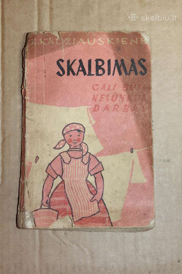 Skalbimas gali būti nesunkus darbas knyga 1961m.