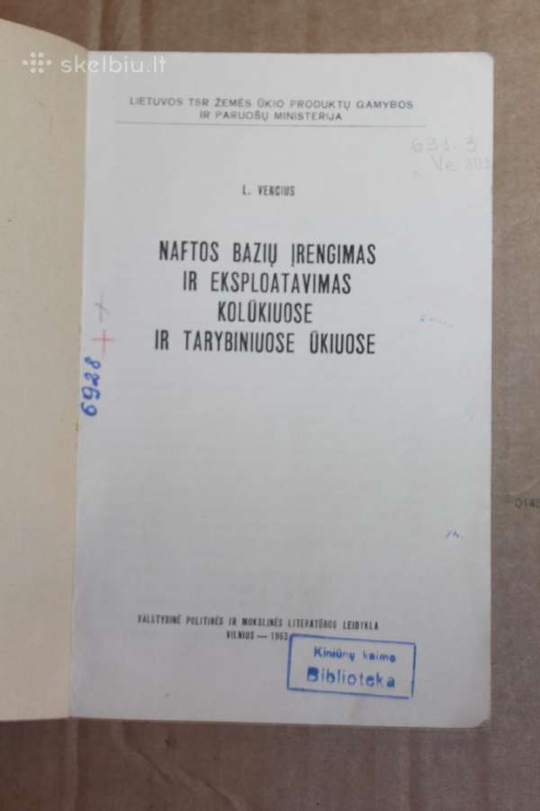 Naftos bazių įrengimas kolūkiuose 1963m. - nuotraukos Nr. 2
