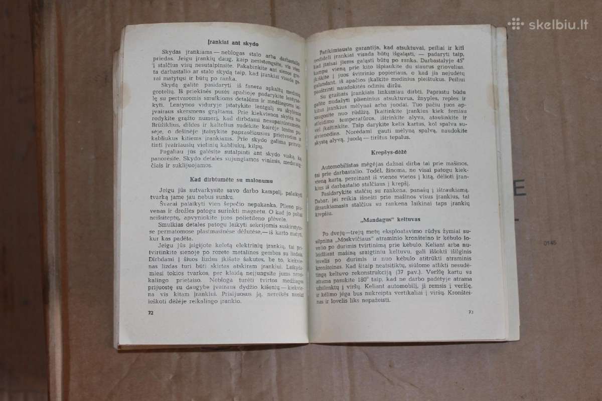 200 patarimų automobilistams mėgėjams knyga 1973m. - nuotraukos Nr. 7