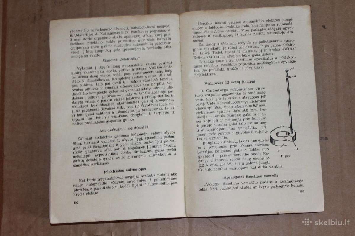 200 patarimų automobilistams mėgėjams knyga 1973m. - nuotraukos Nr. 9