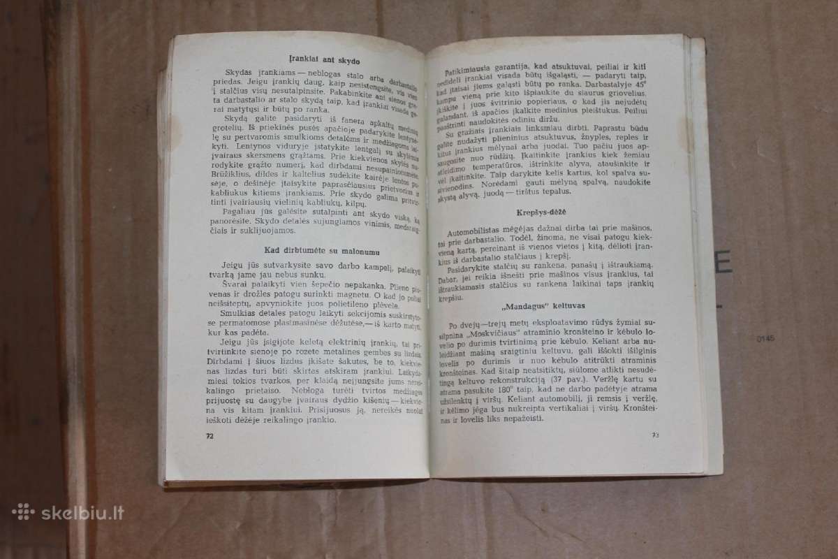 200 patarimų automobilistams mėgėjams knyga 1973m. - nuotraukos Nr. 7