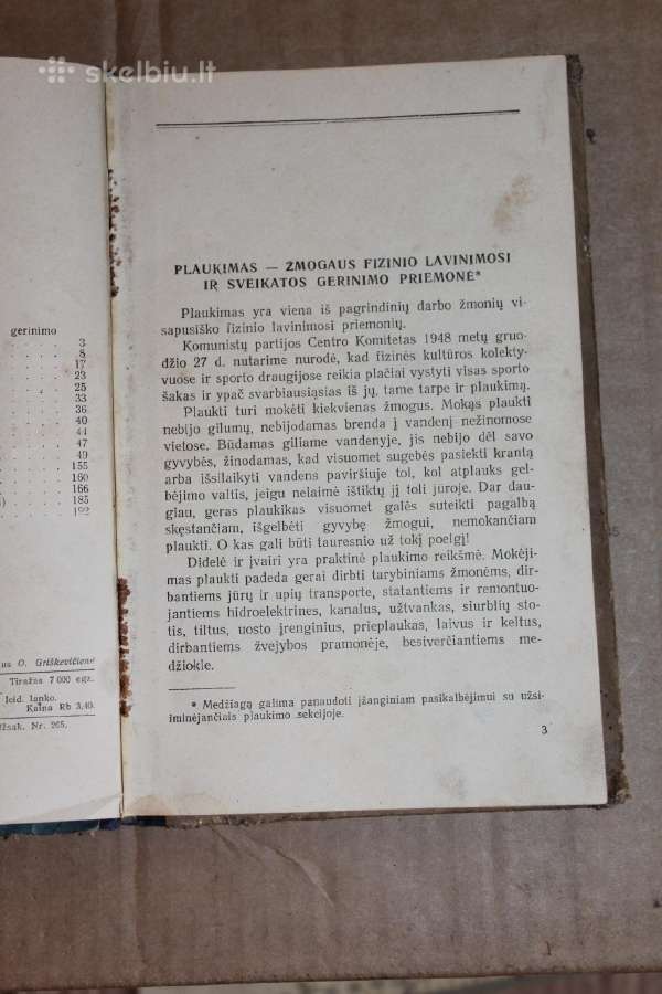 Plaukimas knyga 1955 m. - nuotraukos Nr. 5