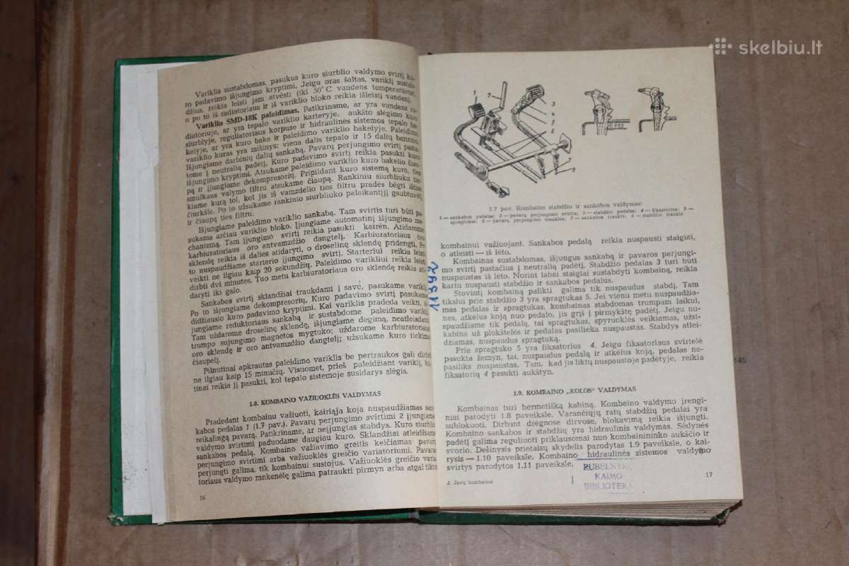 Javų kombainai knyga 1974m. - nuotraukos Nr. 4
