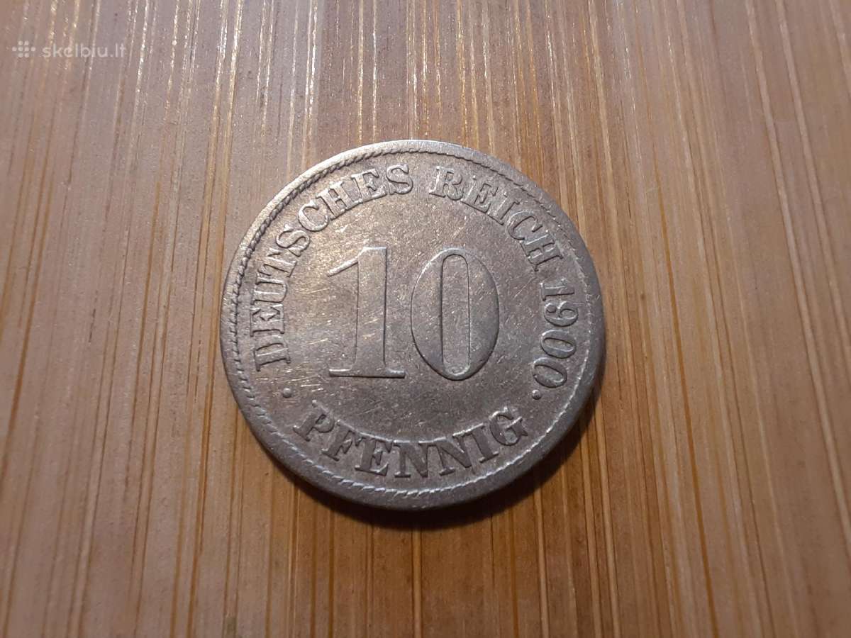 10 pfennig 1900 J - Vokietija