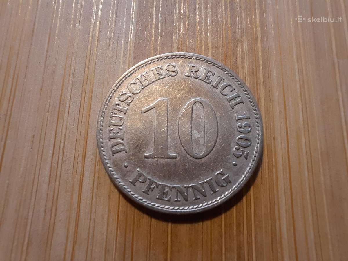 10 pfennig 1905 E - Vokietija