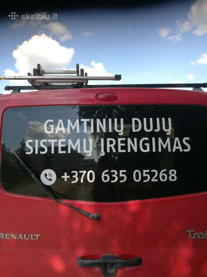 Gamtinių dujų įvedimas