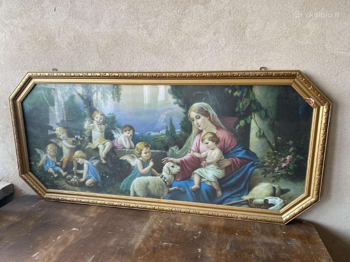 Šventas Marijos paveikslas su angelais - nuotraukos Nr. 2