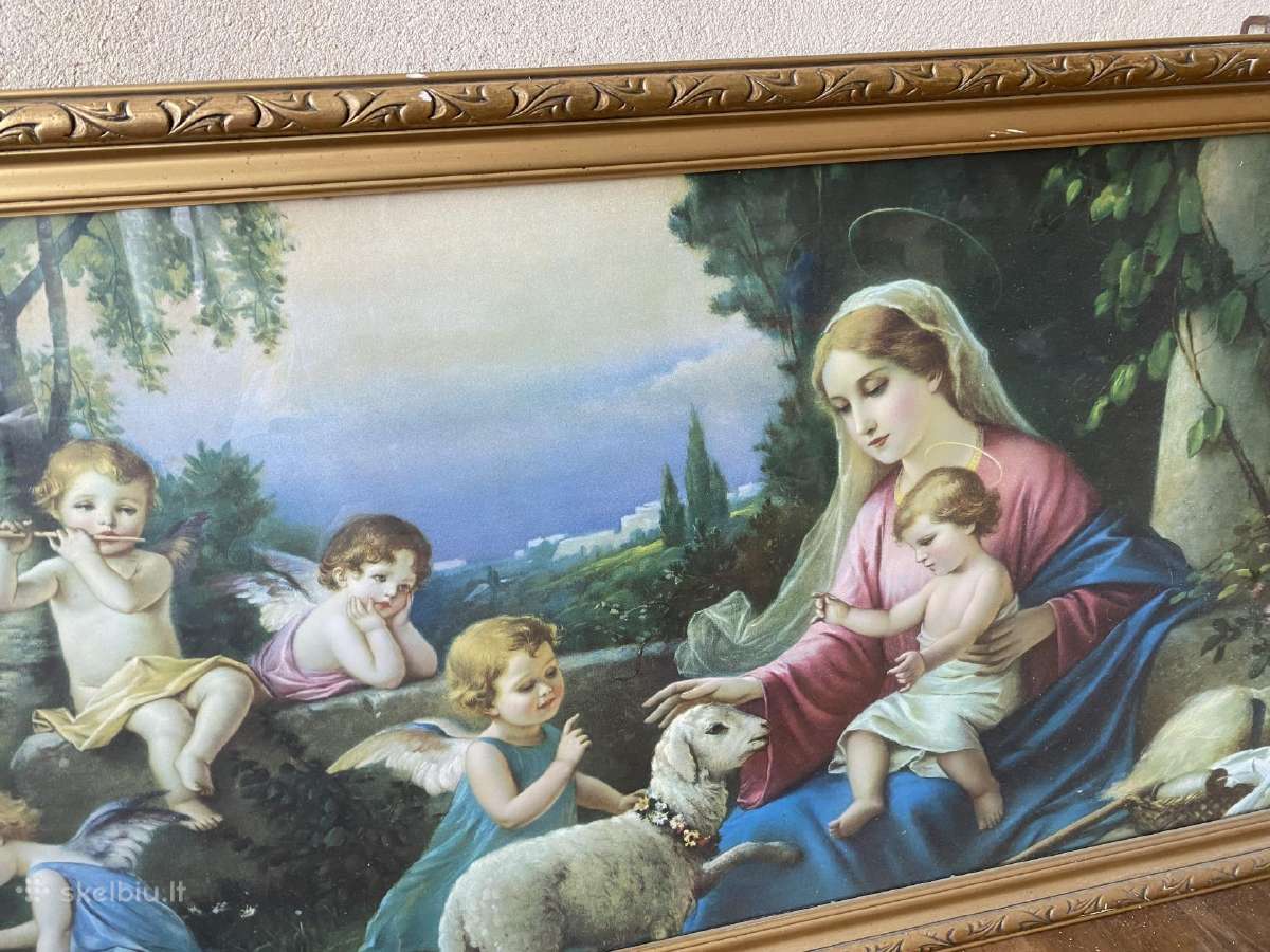 Šventas Marijos paveikslas su angelais - nuotraukos Nr. 4
