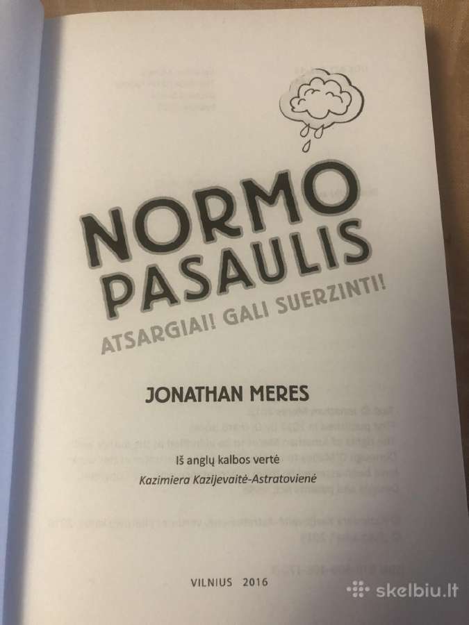 Normo pasaulis 2016 m , nauja knyga , aut jonathan - nuotraukos Nr. 3