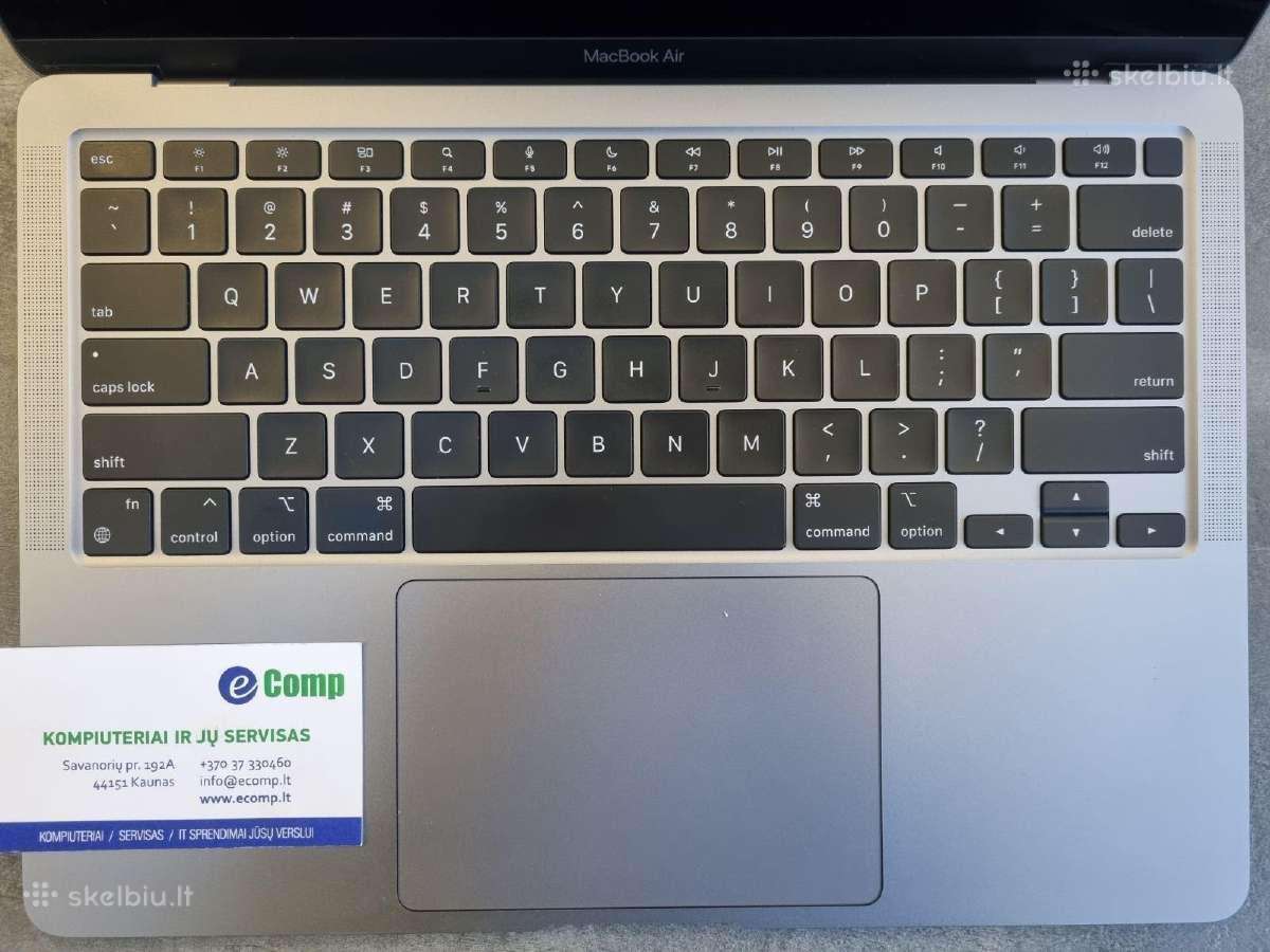 Apple MacBook Air M1 16gb 256gb Spacegrey - nuotraukos Nr. 2