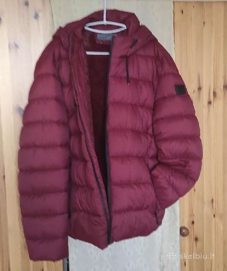 Labai Šilta Burgundiška / Bordinė Žieminė Striukė - nuotraukos Nr. 2