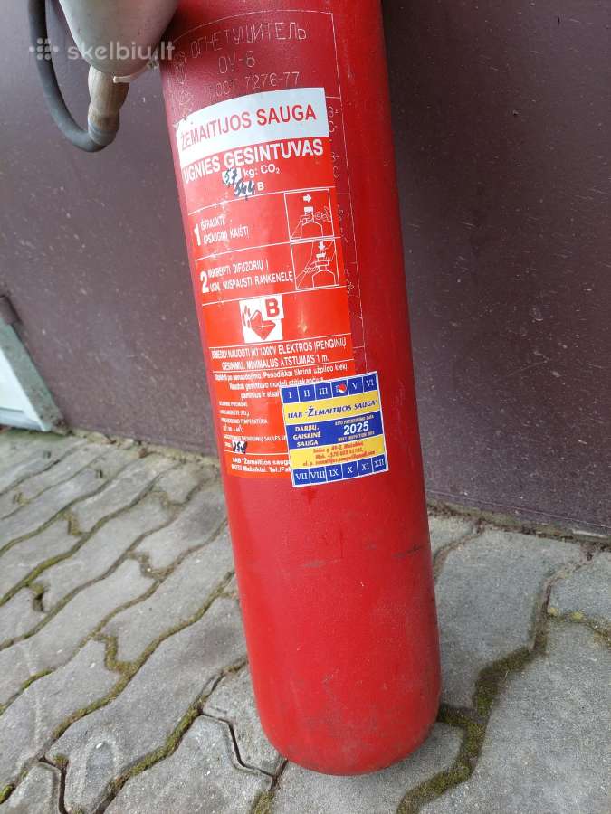 Angliarūgštinis 8 kg. gesintuvas - nuotraukos Nr. 2