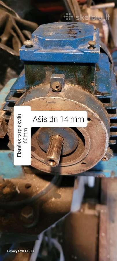 Flanšinis el. variklis 0,25kw