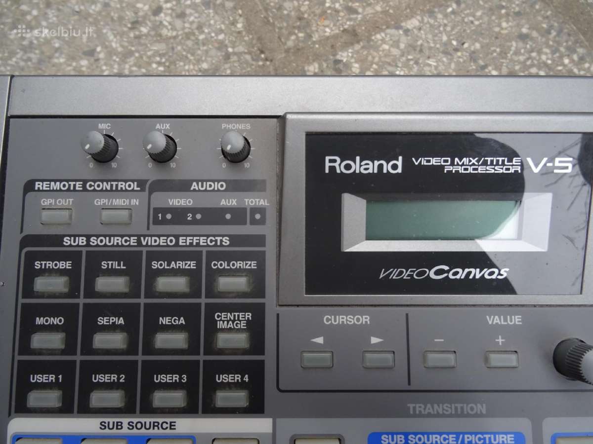 Roland Vaizdo miksavimo pultas - nuotraukos Nr. 2