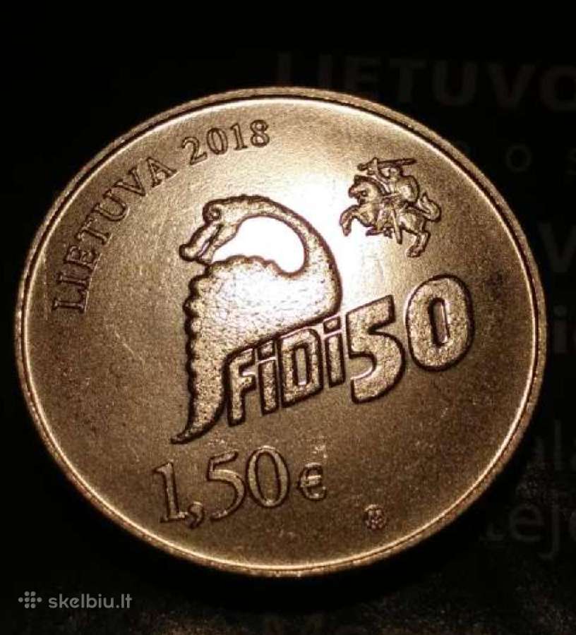 Fidi dienos - 1,5€ monetos, Vu Fizikų diena Fidi - nuotraukos Nr. 2