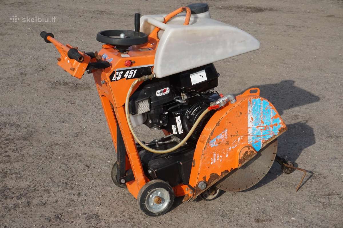 Clipper benzininė grindinio betono pjaustyklė - nuotraukos Nr. 6