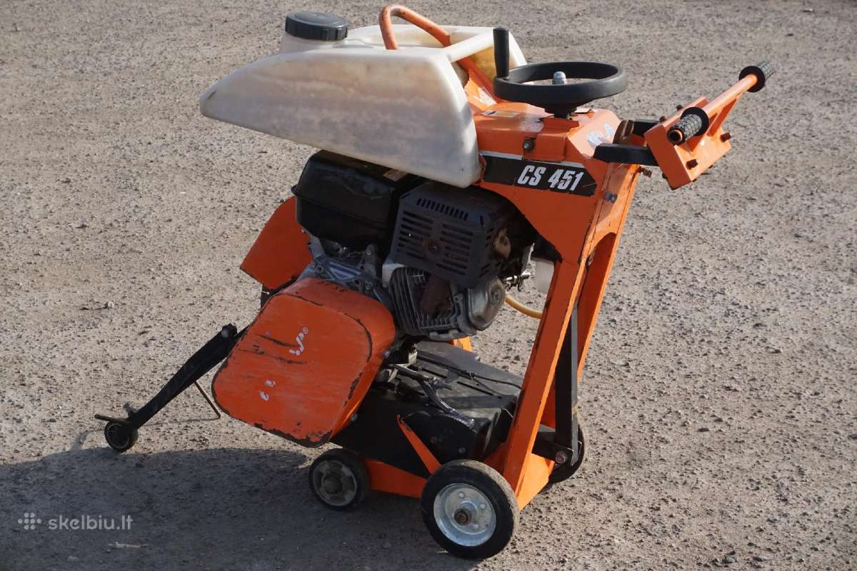 Clipper benzininė grindinio betono pjaustyklė - nuotraukos Nr. 7