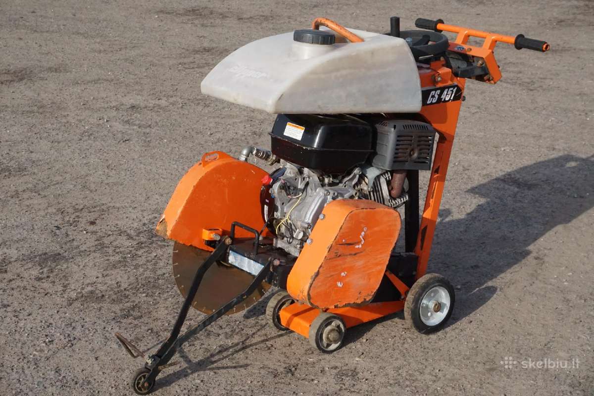 Clipper benzininė grindinio betono pjaustyklė - nuotraukos Nr. 8