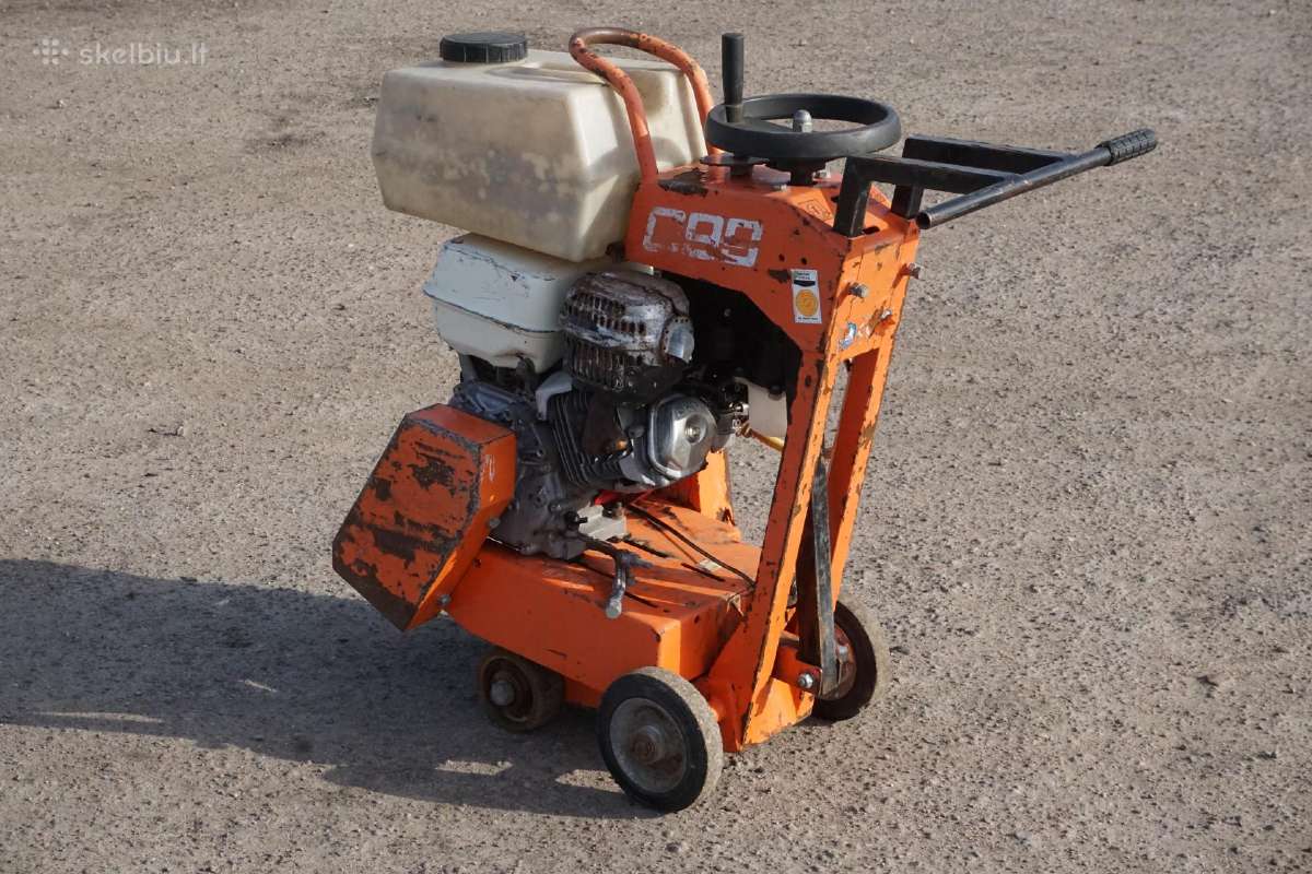 Clipper benzininė grindinio betono pjaustyklė - nuotraukos Nr. 17