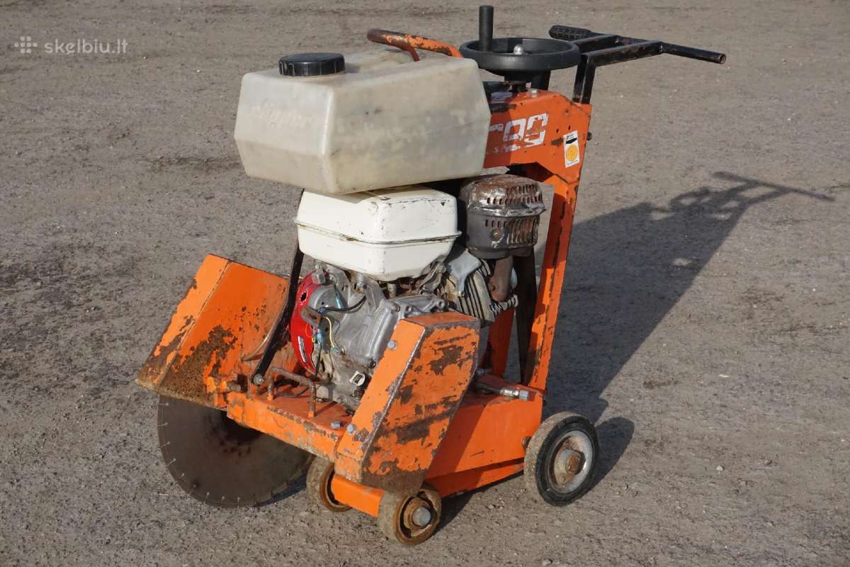Clipper benzininė grindinio betono pjaustyklė - nuotraukos Nr. 18