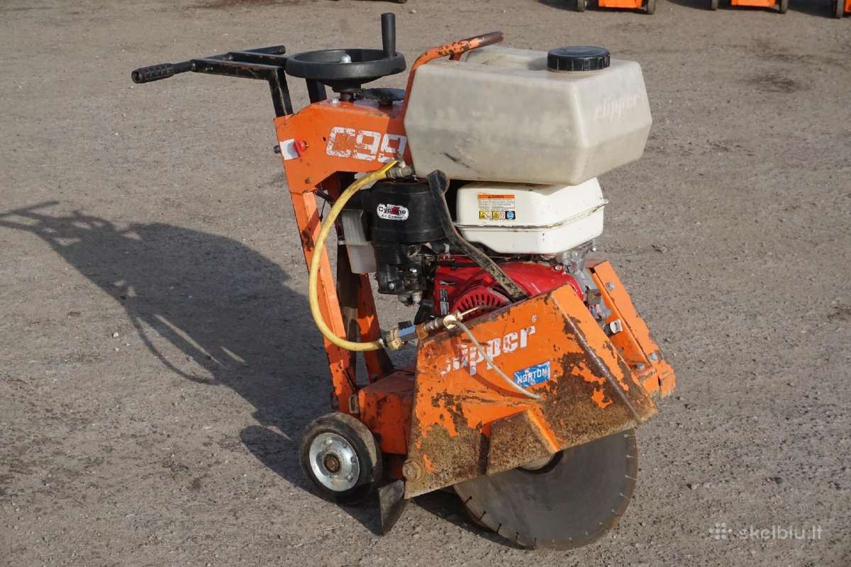 Clipper benzininė grindinio betono pjaustyklė - nuotraukos Nr. 20
