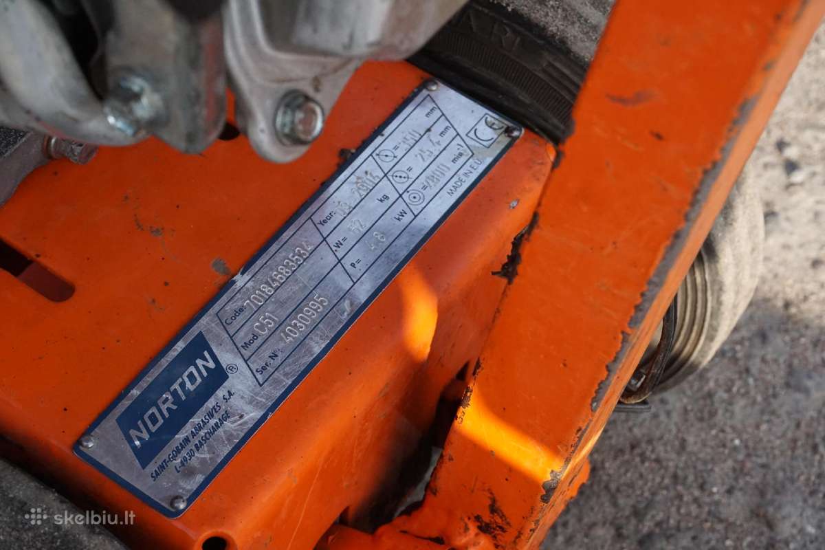 Clipper benzininė grindinio betono pjaustyklė - nuotraukos Nr. 30