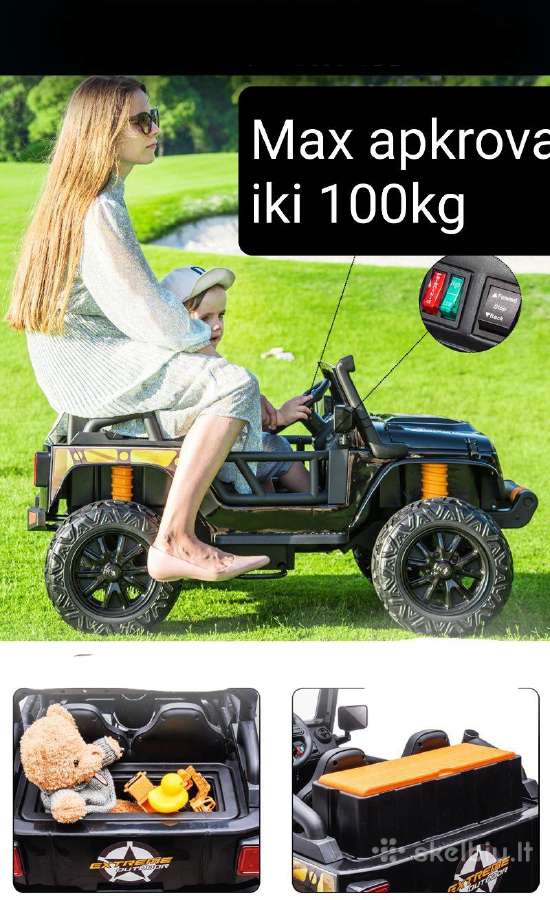 Nauji Elektromobiliai Vaikams Vilnius,kaunas - nuotraukos Nr. 7