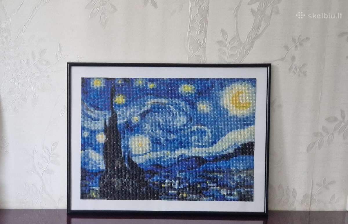 Ryškus, įrėmintas paveikslas