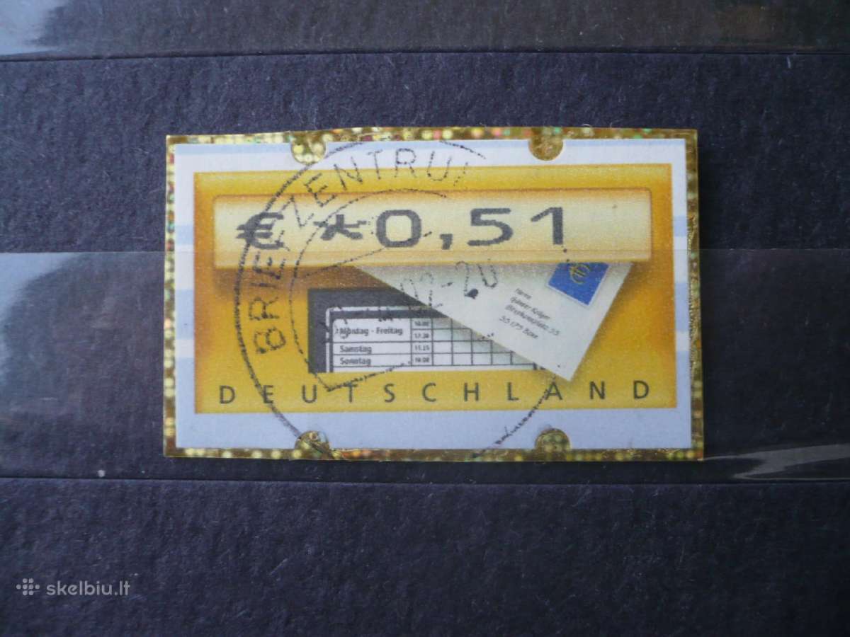 2002 Pašto bankomatų etiketės , šventės