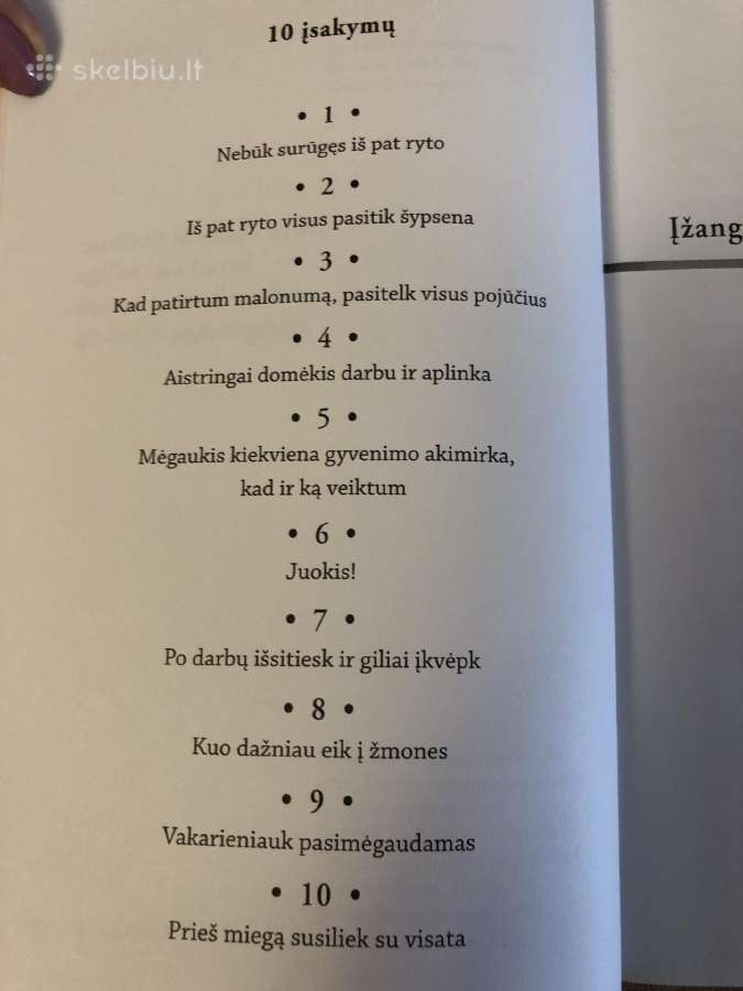 10 laimės įsakymų - nuotraukos Nr. 3
