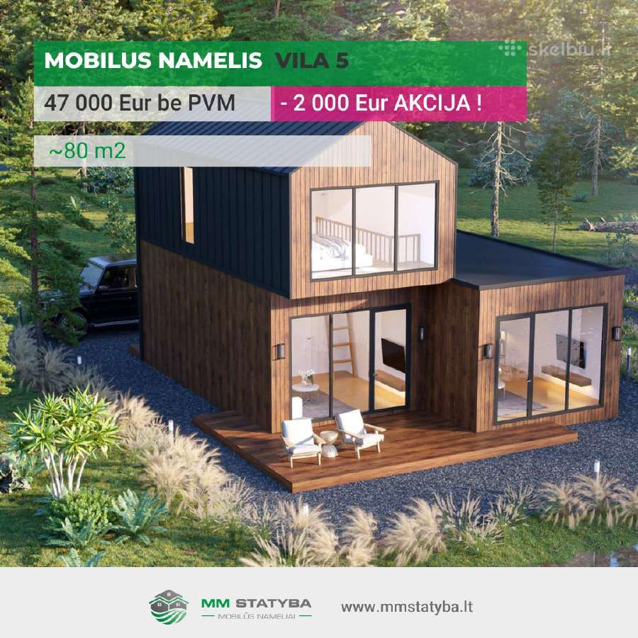 Akcija! Mobilūs Moduliniai Nameliai Mm Statyba - nuotraukos Nr. 29