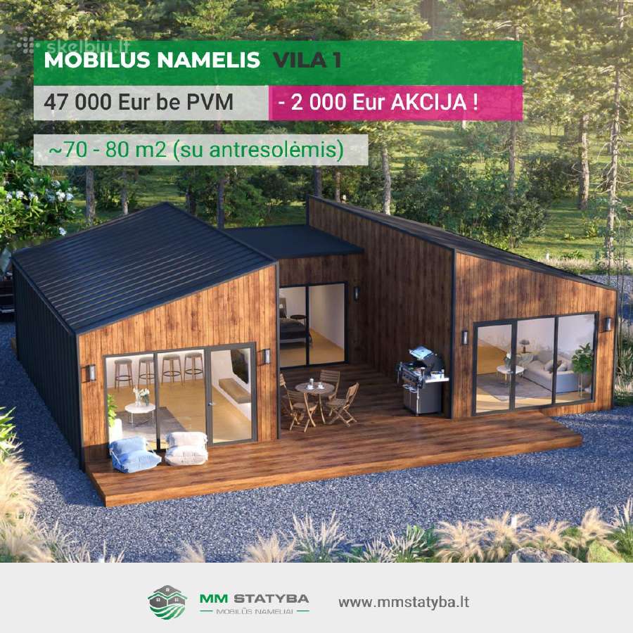 Akcija! Mobilūs Moduliniai Nameliai Mm Statyba - nuotraukos Nr. 32
