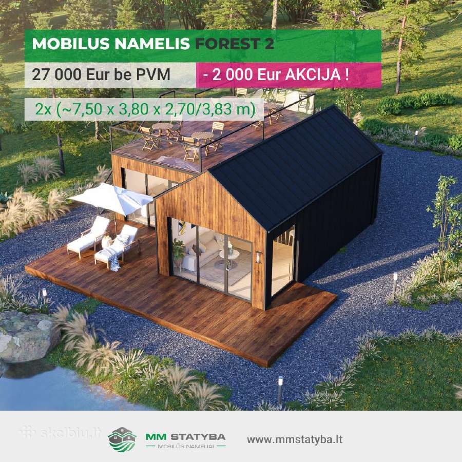 Akcija! Mobilūs Moduliniai Nameliai Mm Statyba - nuotraukos Nr. 34