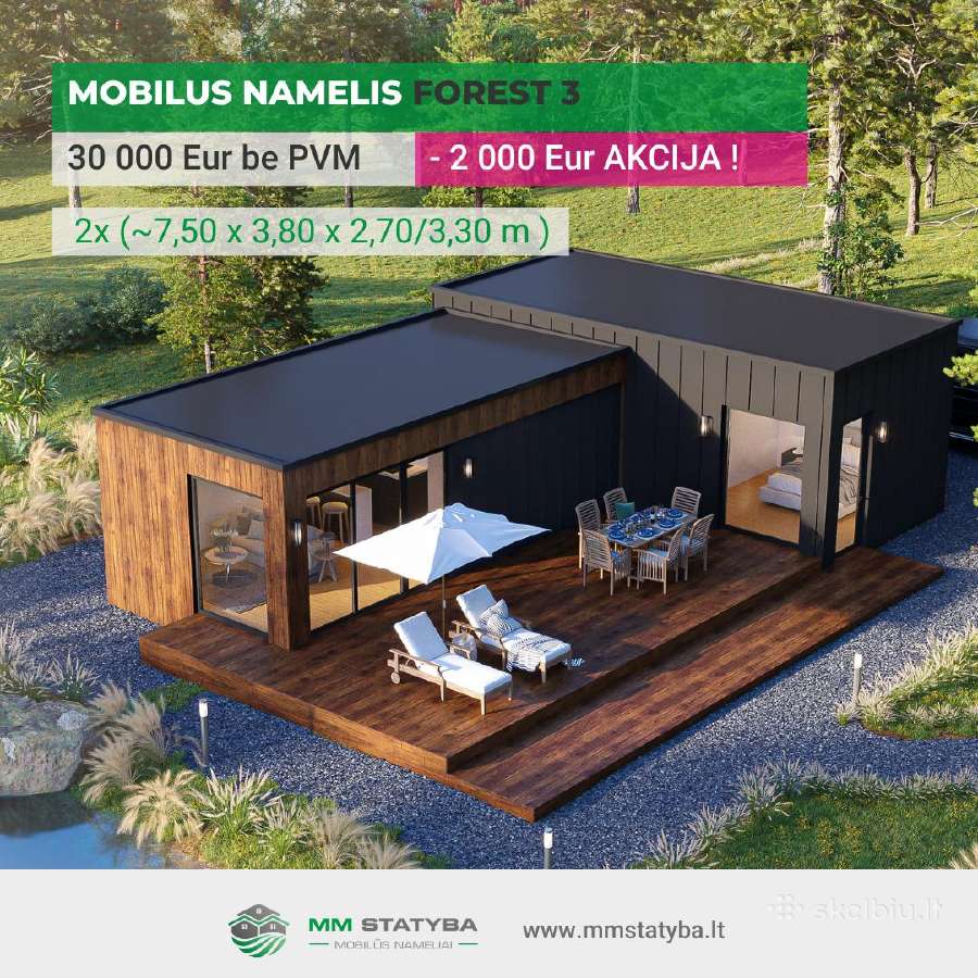 Akcija! Mobilūs Moduliniai Nameliai Mm Statyba - nuotraukos Nr. 36