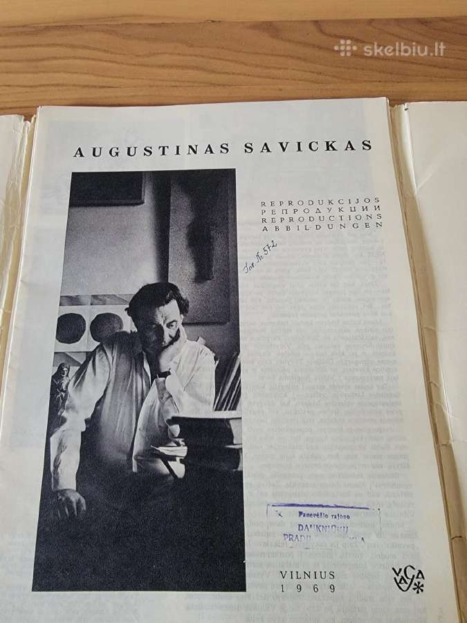 1969 m.dailininko A.savicko reprodukcijos - nuotraukos Nr. 2