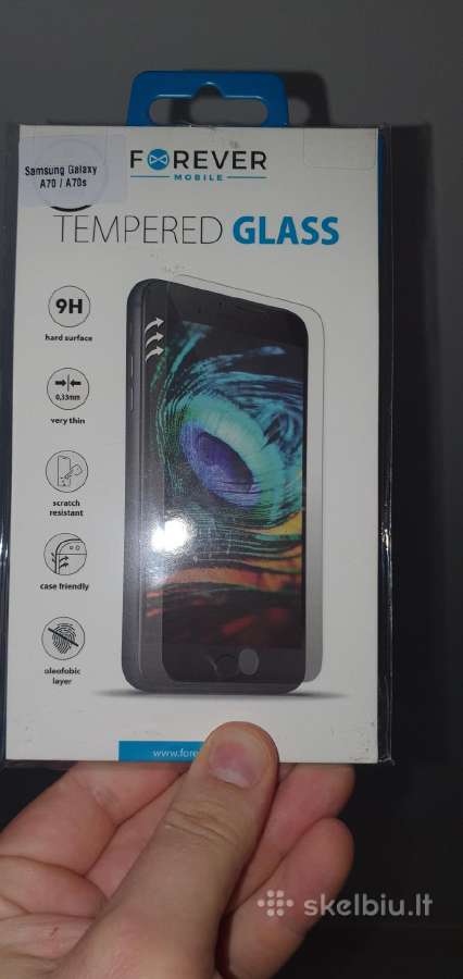 Samsung galaxy A70 arba A70s apsauginis stiklas