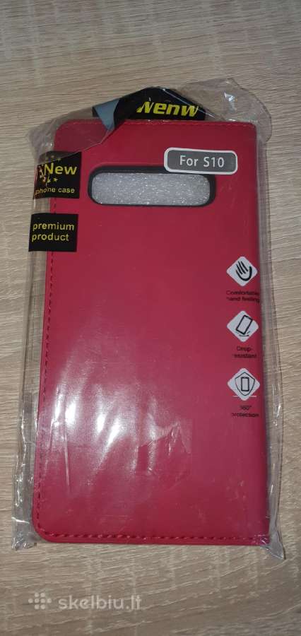 Samsung S10 raudonas apsauginis dėklas - nuotraukos Nr. 2