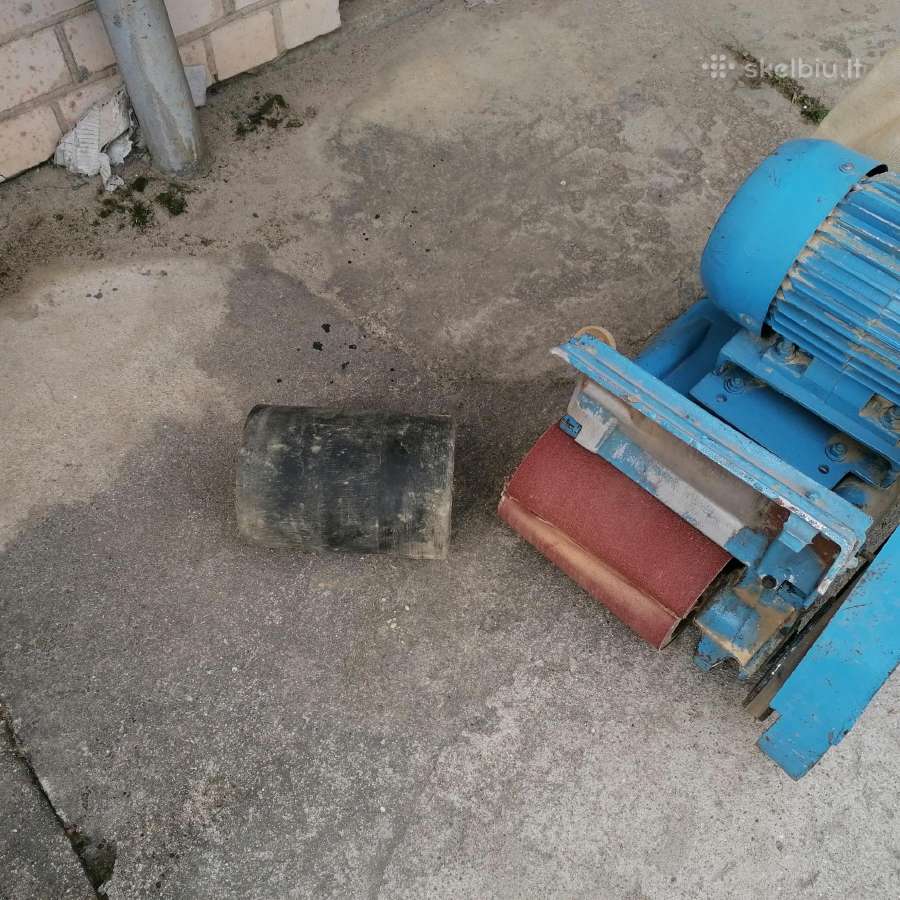 Grindų senų dažų valymo, parketo slifavimo mašina